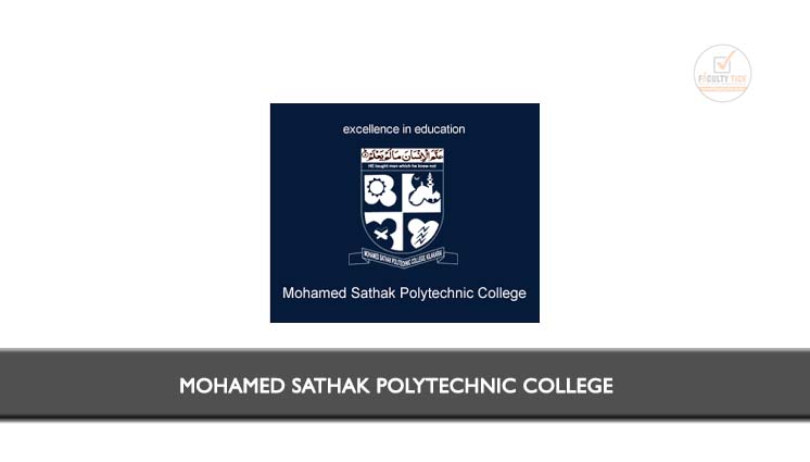 Mohamed Sathak Polytechnic College Kilakarai Recruitment 2022